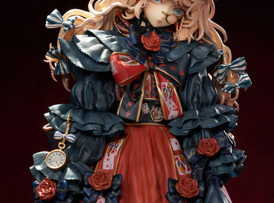 イラストレーター夜汽車先生×アパレルブランドRoyalPrincessAliceによる夢のコラボ企画、「赤の女王とPrincess Alice」1/6完成品フィギュアが登場！