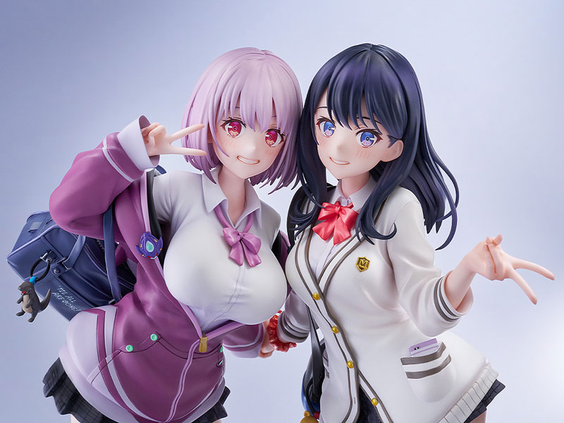 SSSS.GRIDMAN 宝多六花＆新条アカネ feat.トリダモノ 1/7 完成品フィギュア